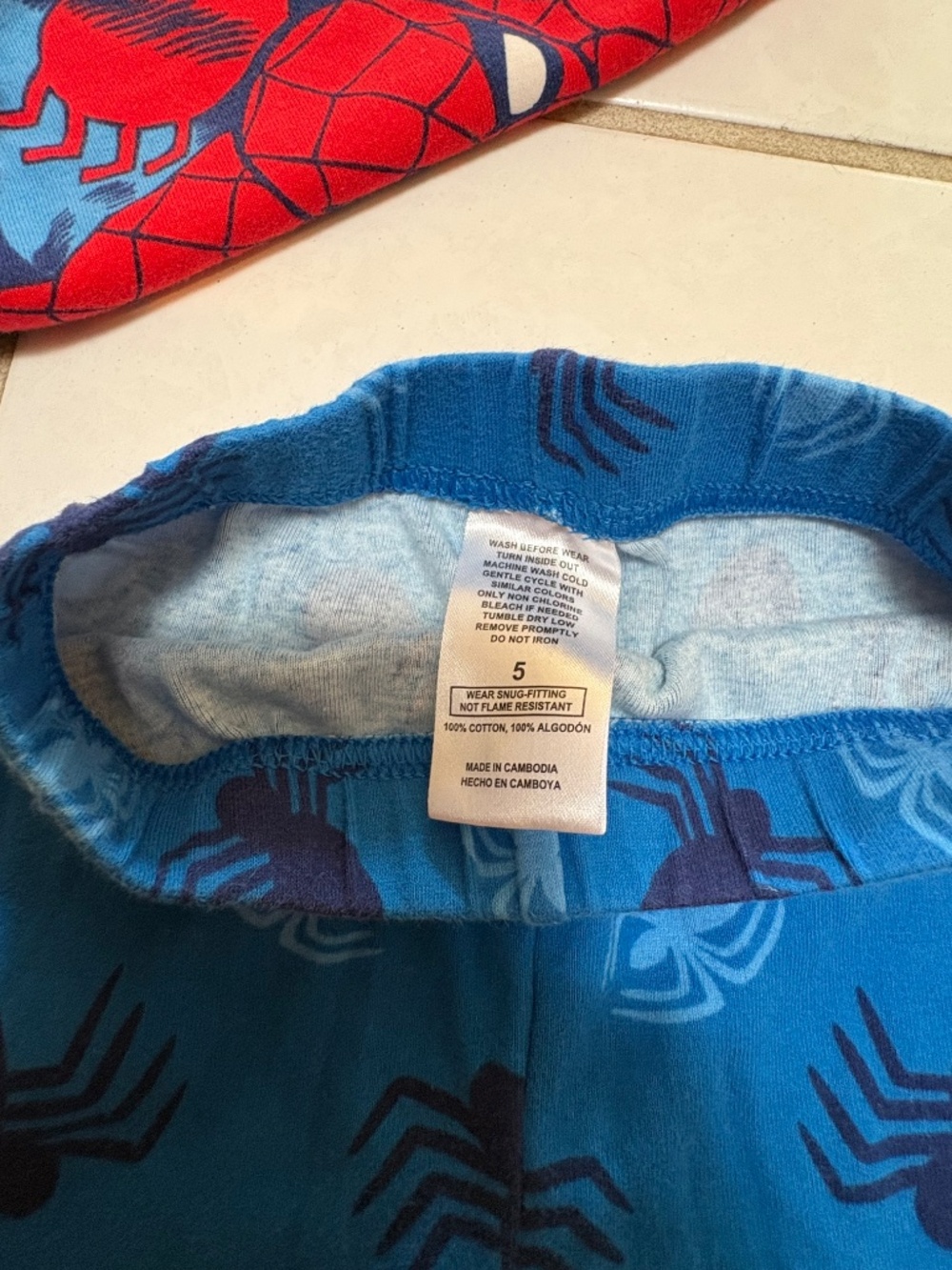 Marvel Spider-Man PJ’s - Picture 3 of 3